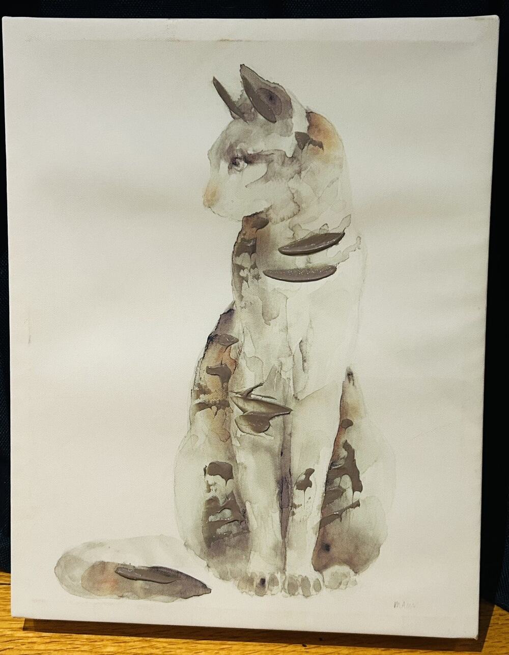 Cat Canvas Print "Poise II Wall Art" by Patti Man